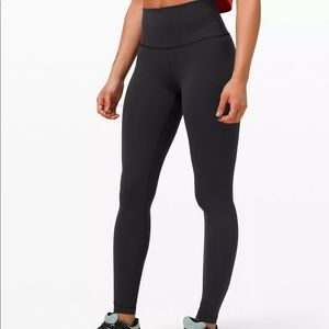 Lululemon Wunder Under Everlux Black Leggings Full Length